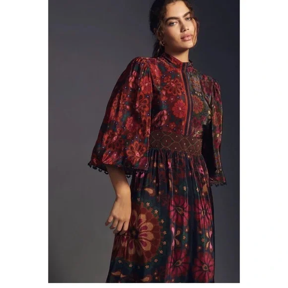 FARM Rio Multicolor Floral Maxi Dress - Picture 2 of 9